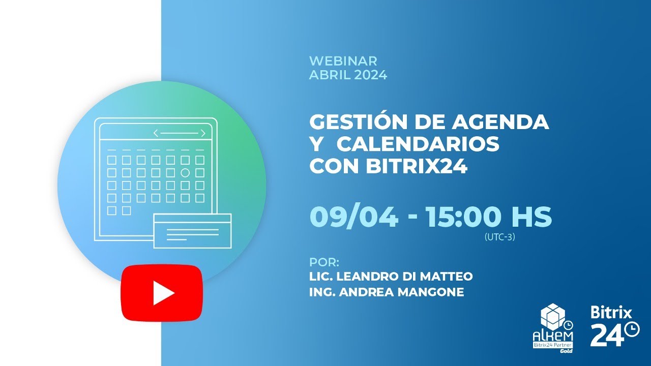 Gestión de Agenda y Calendarios con Bitrix24
