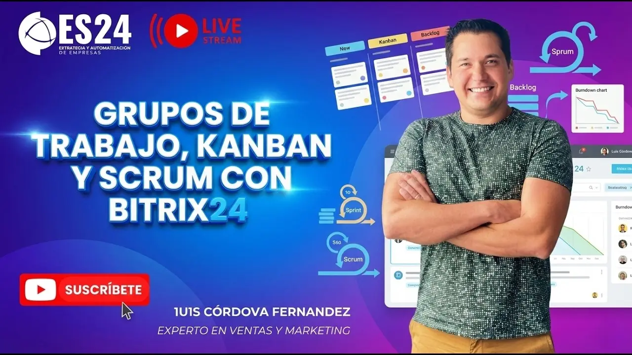 Bitrix24. Grupos de Trabajo, Kanban y Scrum