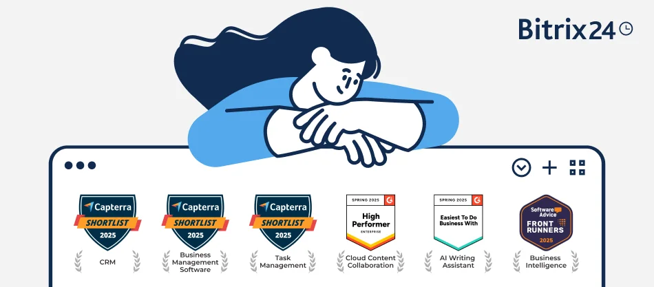 Bitrix24 obtiene varios reconocimientos importantes en el mercado de software