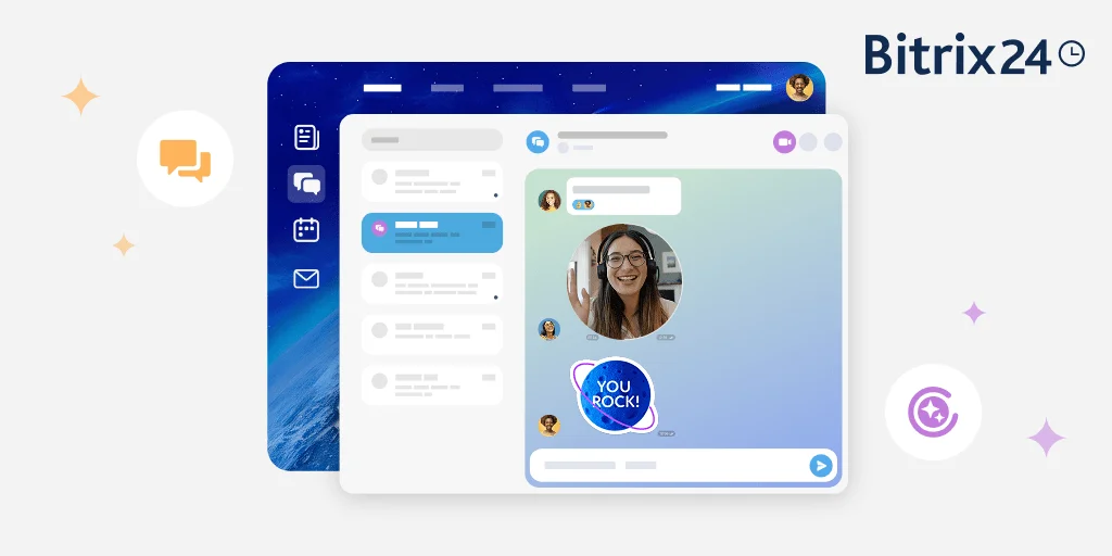 Stickers, reacciones y más: novedades del Messenger de Bitrix24