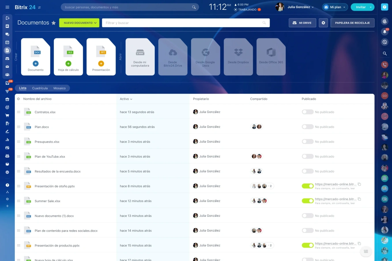 Documentos en línea Documentos en línea